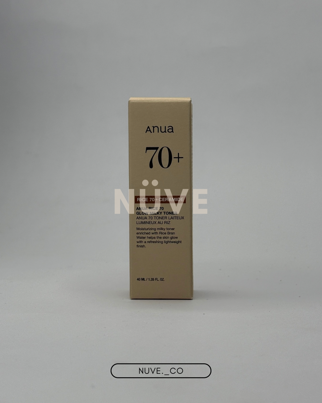 Anua Rice 70+ Glow Milky Toner (40ml)