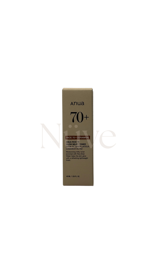 Anua Rice 70+ Glow Milky Toner (40ml)