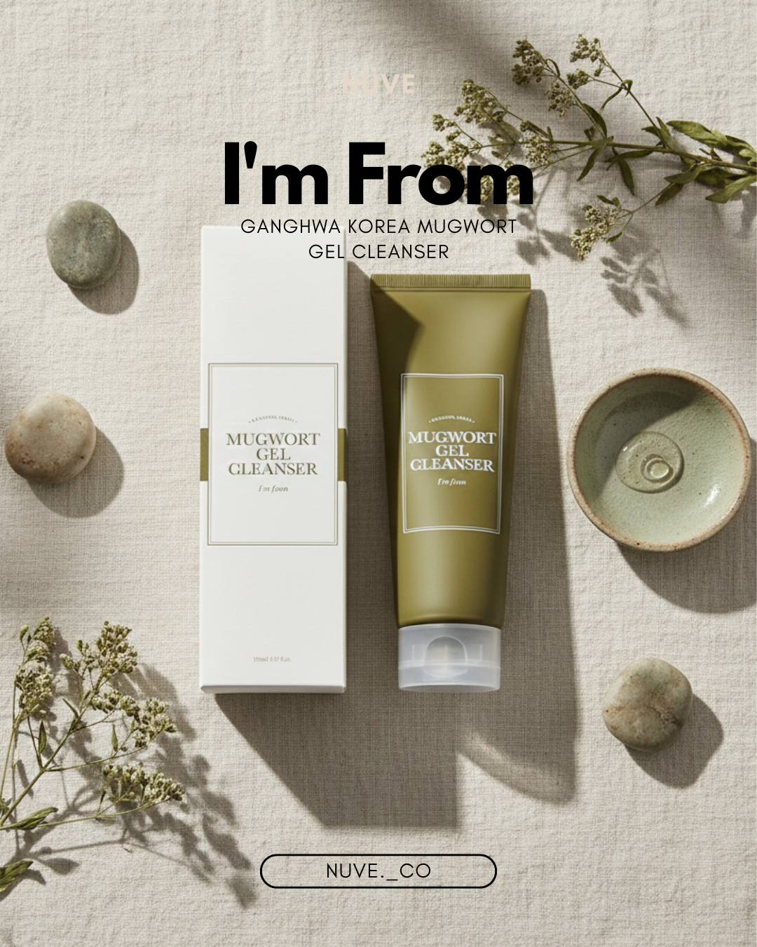 I’m From Ganghwa Korea Mugwort Gel Cleanser (150ml)