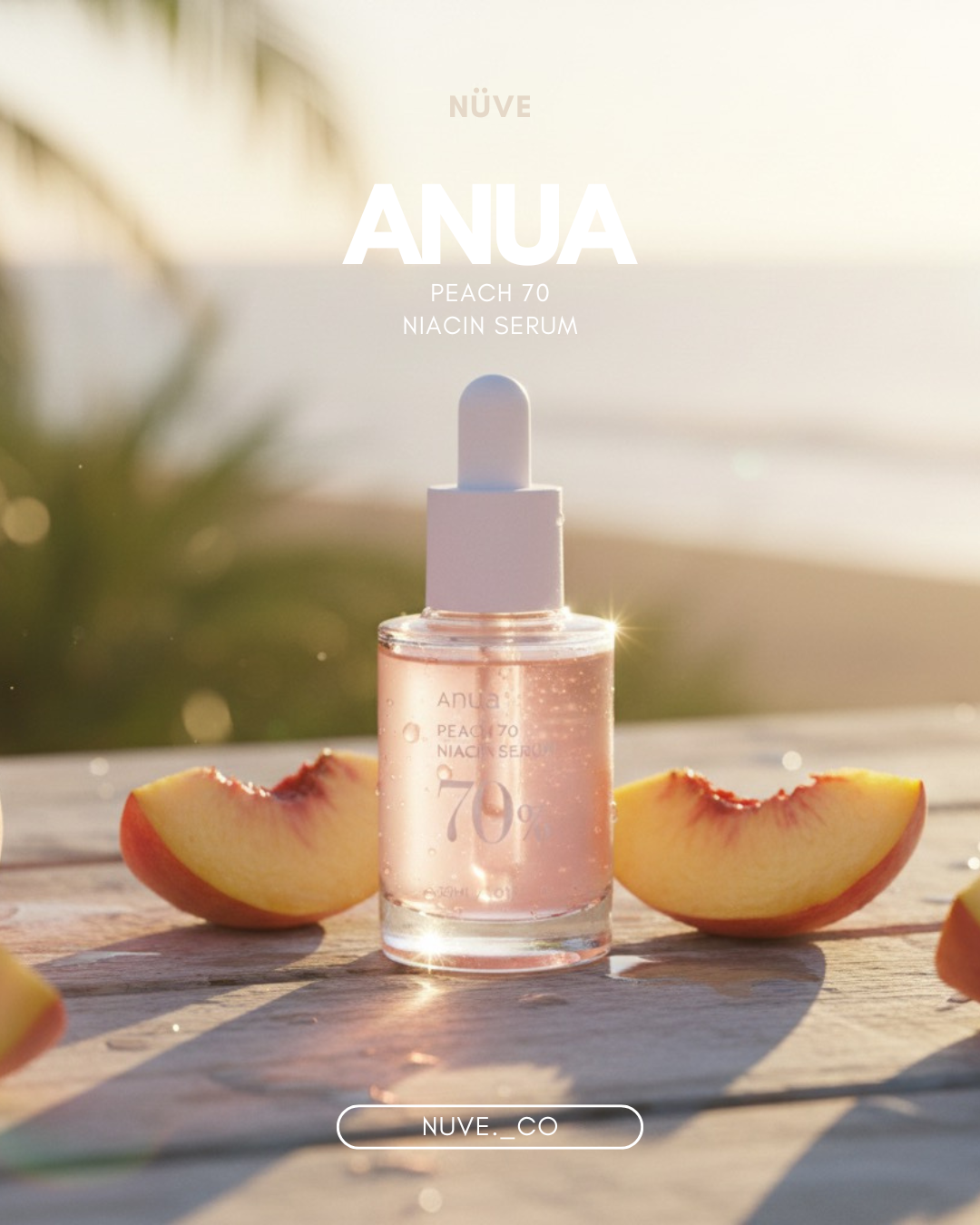 The Anua Peach 70% Niacinamide Serum (30ml)